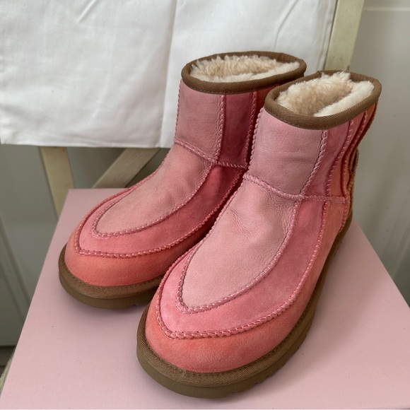 NIB Ugg x Tschabalala self classic repeated mini, pink 8US, 39EU - Picture 2 of 12